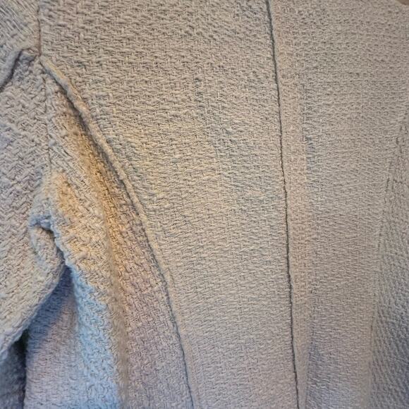 Zara Basic | Size M Tweed Knit Shacket Cream Minimalist Textured - Picture 7 of 9